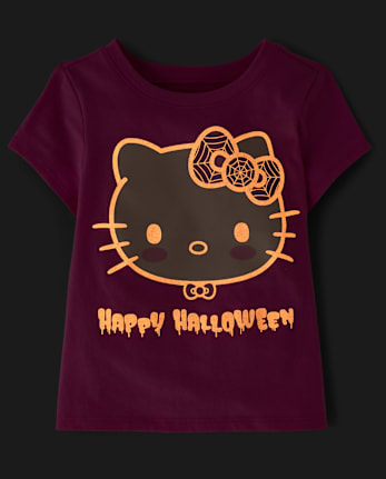 Toddler Girls Hello Kitty® Glow Halloween Graphic Tee
