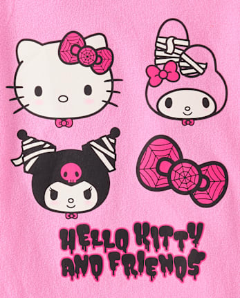 Toddler Girls Hello Kitty® And Friends Glow Halloween Graphic Tee