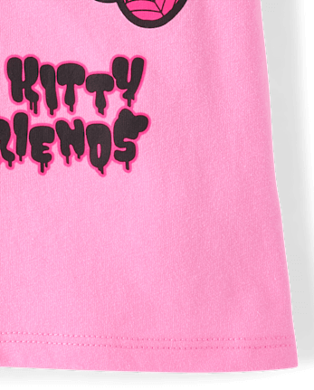 Toddler Girls Hello Kitty® And Friends Glow Halloween Graphic Tee