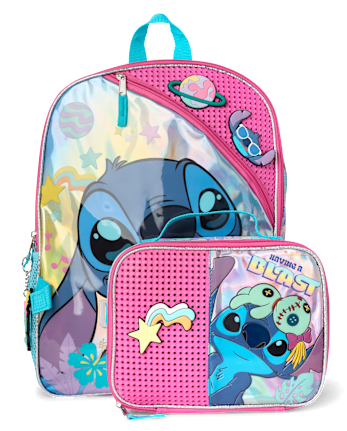 Girls Stitch Backpack 2-Piece Set