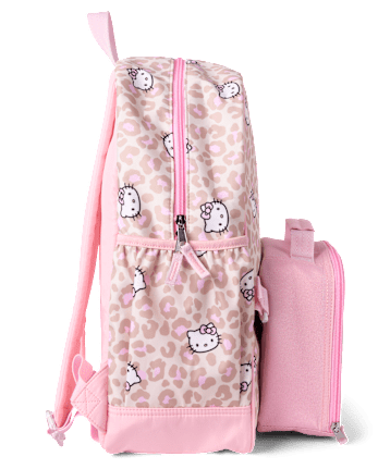 Girls Hello Kitty® Leopard Backpack 2-Piece Set