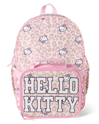 Girls Hello Kitty® Leopard Backpack 2-Piece Set