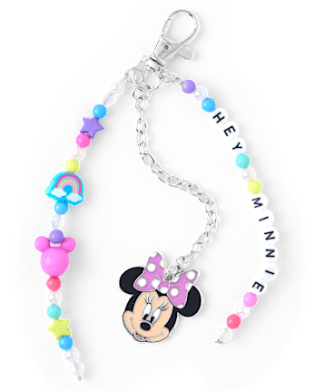 Girls Minnie Mouse™ Beaded Keychain