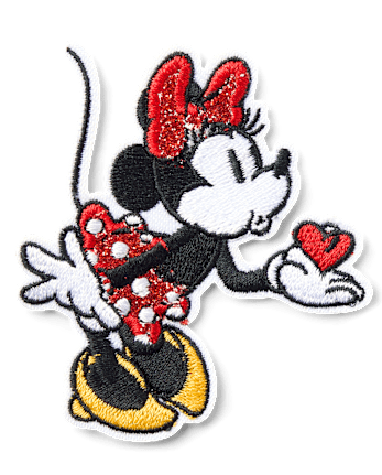 Girls Minnie Mouse™ Embroidered Patch 2-Pack
