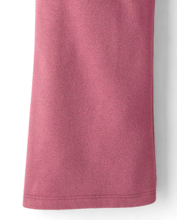 Girls Embellished Premium Fleece Wide Leg Sweatpants