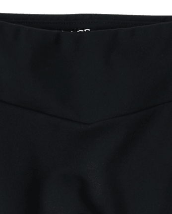 Girls Quick Dry V-Waist Flare Leggings