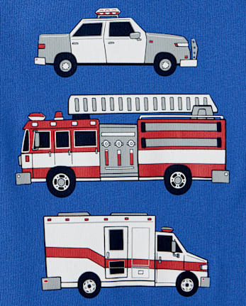 Baby And Toddler Boys Vehicle Graphic Tee 3-Pack