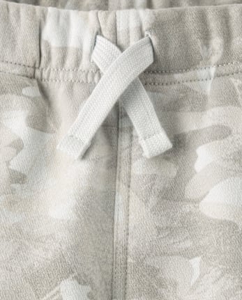 Boys Camo Premium Fleece Jogger Pants