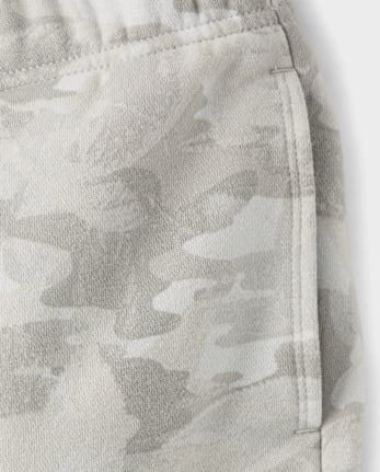 Boys Camo Premium Fleece Jogger Pants