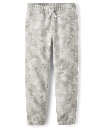 Boys Camo Premium Fleece Jogger Pants