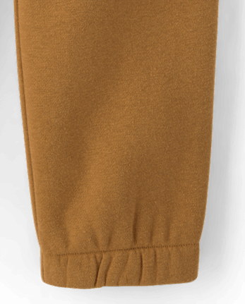 Boys Premium Fleece Cargo Jogger Pants