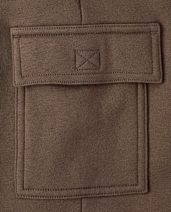 Boys Premium Fleece Cargo Sweatpants