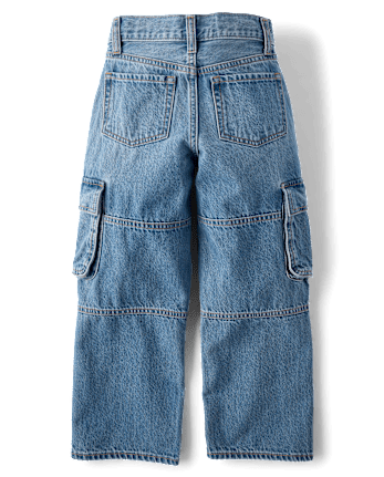 Boys Baggy Cargo Jeans