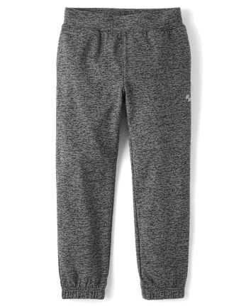 Boys Marled Cozy Active Jogger Pants