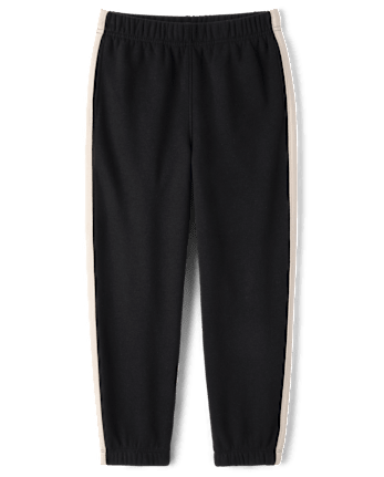 Pantalon de jogging en polaire premium à rayures latérales pour garçon