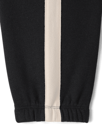 Pantalon de jogging en polaire premium à rayures latérales pour garçon