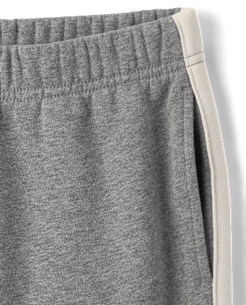 Boys Side Stripe Premium Fleece Jogger Pants