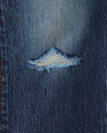 Boys Ripped Straight Jeans