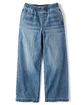 Boys Super Baggy Pull On Jeans