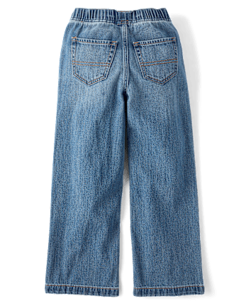 Boys Super Baggy Pull On Jeans