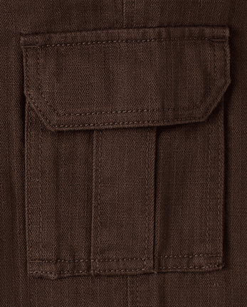Boys Textured Baggy Pull On Cargo Pants