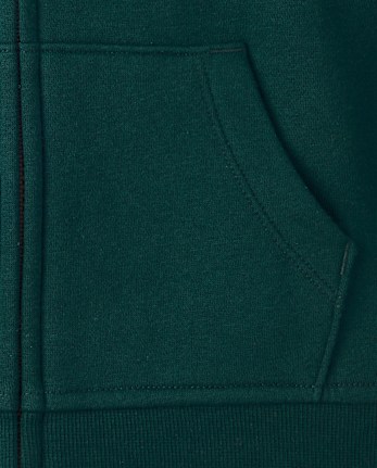 Boys Varsity Premium Fleece Zip Up Hoodie