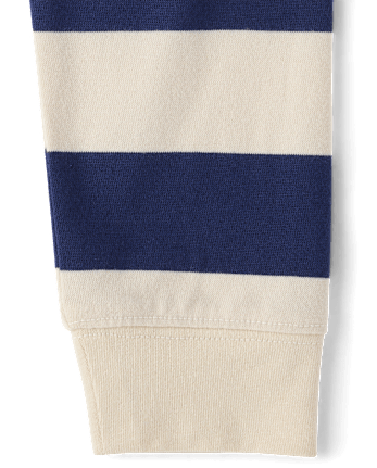 Boys Striped Rugby Polo