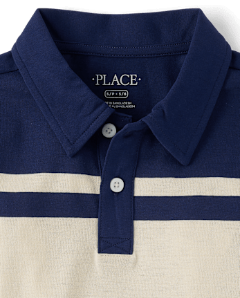 Boys Colorblock Soft Jersey Polo