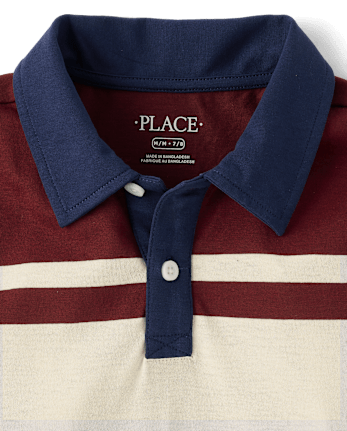 Boys Colorblock Soft Jersey Polo
