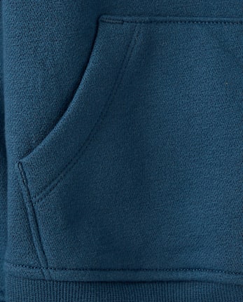 Boys Side Stripe Premium Fleece Hoodie