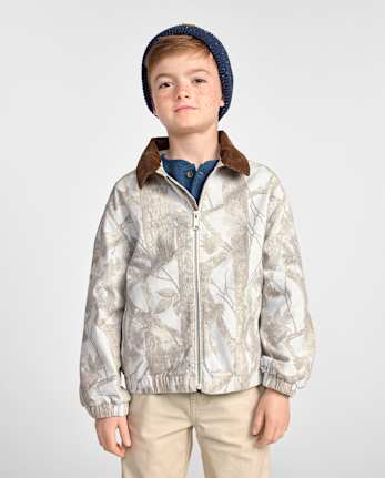 Boys Camo Jacket