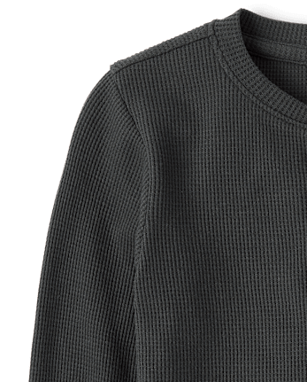 Boys Thermal Henley Top