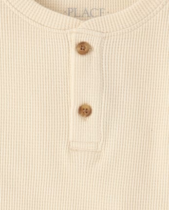 Boys Thermal Henley Top