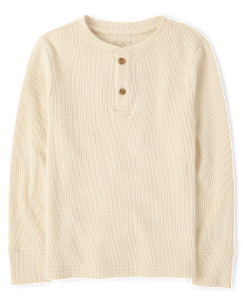 Boys Thermal Henley Top