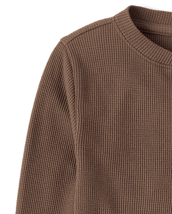 Boys Thermal Henley Top