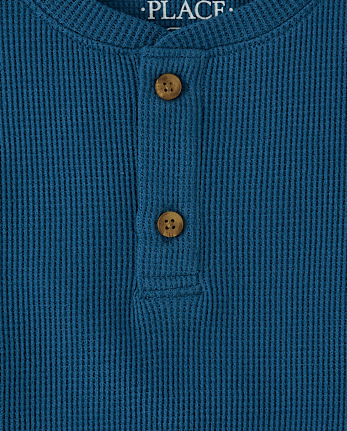 Boys Thermal Henley Top