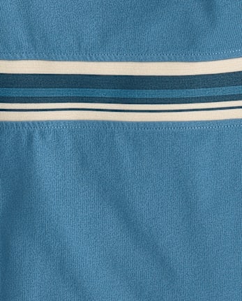 Boys Striped Sueded Top