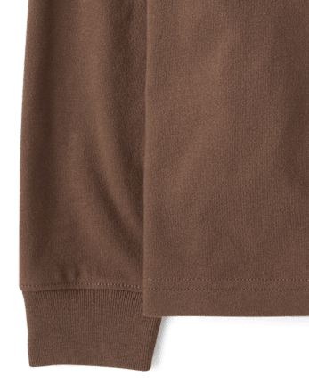 Boys Striped Sueded Top