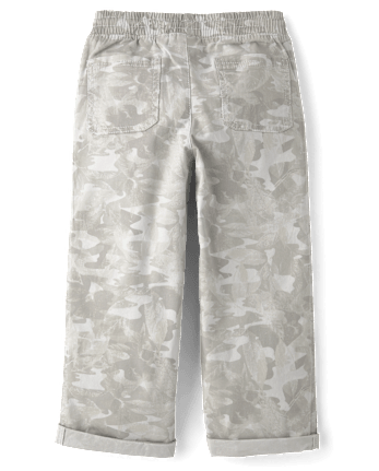 Boys Camo Baggy Pull On Pants