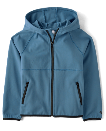 Boys Cozy Tech Zip Up Hoodie