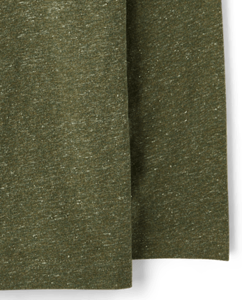 Boys Marled Henley Top