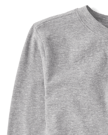 Boys Marled Henley Top