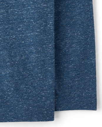 Boys Marled Henley Top