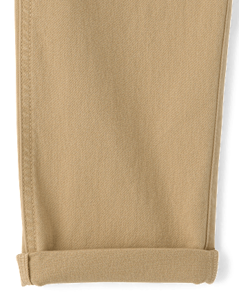 Boys Roll Cuff Pull On Chino Pants