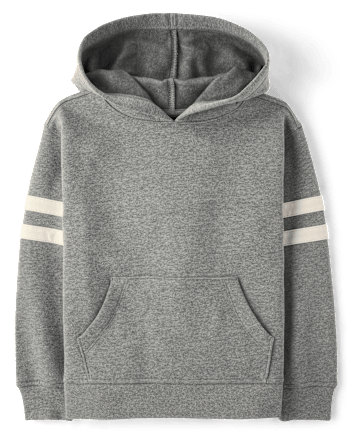 Boys Varsity Stripe Premium Fleece Hoodie