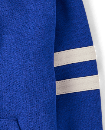 Boys Varsity Stripe Premium Fleece Hoodie