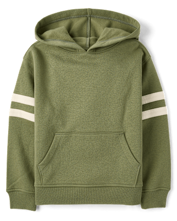 Boys Varsity Stripe Premium Fleece Hoodie
