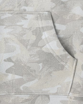 Boys Camo Premium Fleece Hoodie
