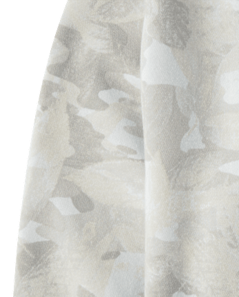 Boys Camo Premium Fleece Hoodie