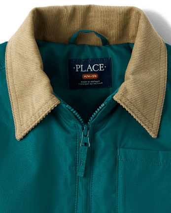 Boys Hooded Workwear Jacket